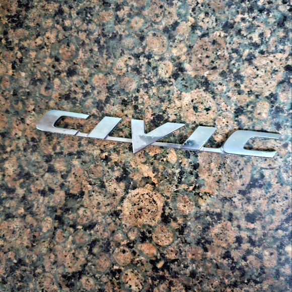 Honda Civic Name Plate - Picture 1 of 2